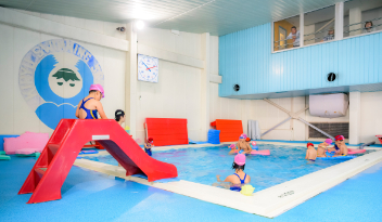Swimming Coach and Kids