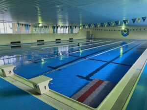 Swimming Coach and Kids